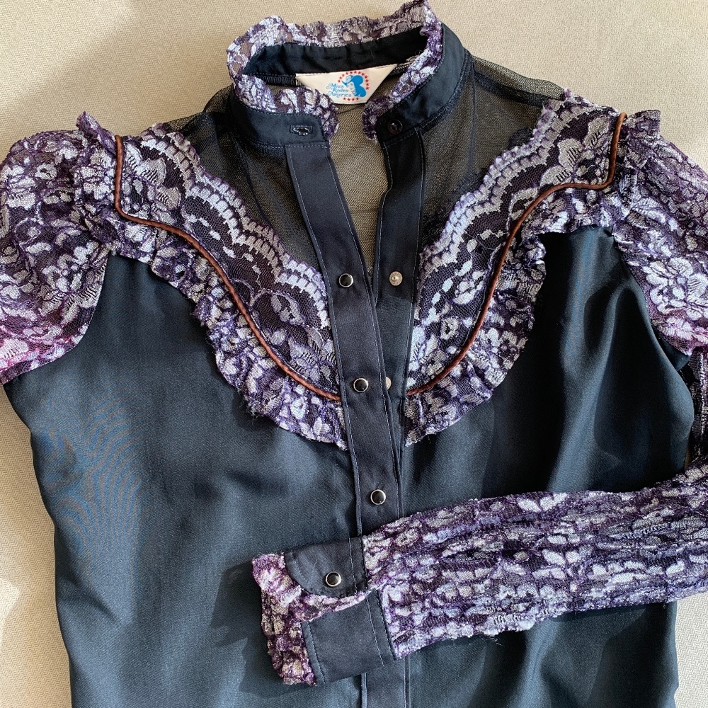 SOLD / Vintage Miss Rodeo America Western  Top